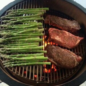 kamado grill cooking outdoor